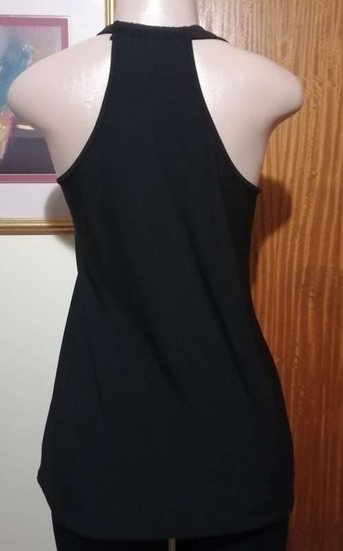 Black Top With Sequins Detail