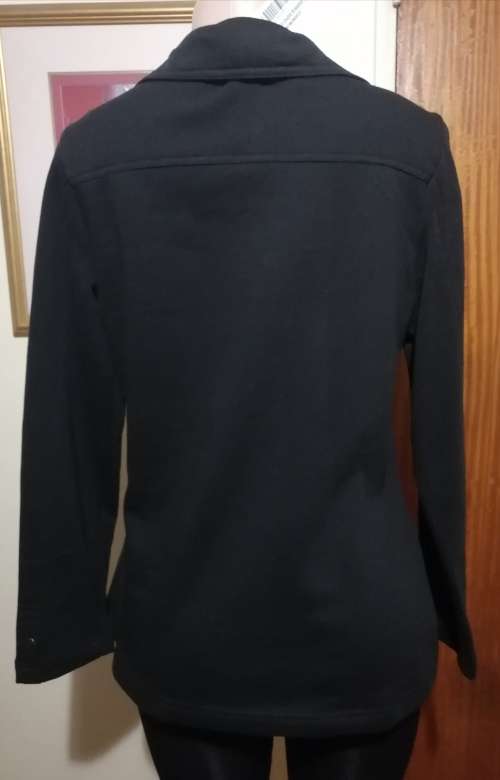 Double Breasted Black Jacket