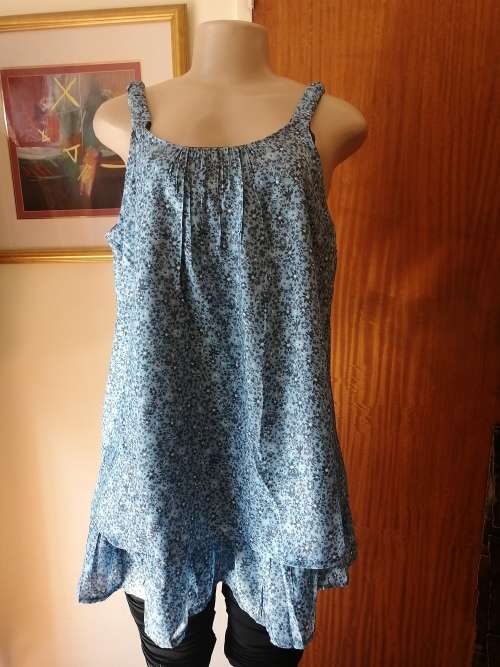 Ladies Blue Layered Top