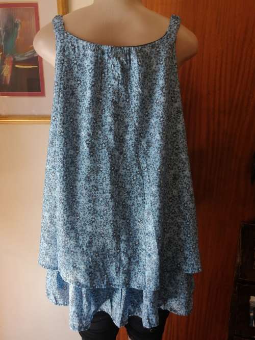 Ladies Blue Layered Top