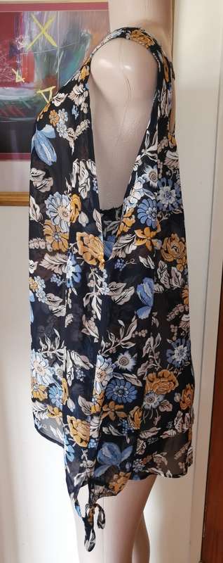 Blue Multi-Colour Blouse