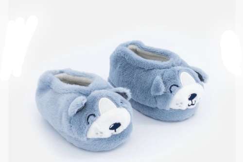 Wooliesbabes Blue Puppy Novelty Slippers