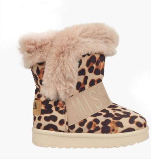 Little Miss Black Nude Rae 3 Slipper Boots