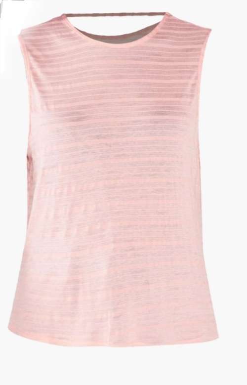 Utopia Orange Knot Back Tee
