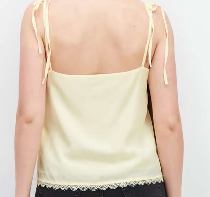 Yellow V-Neck Cami Top