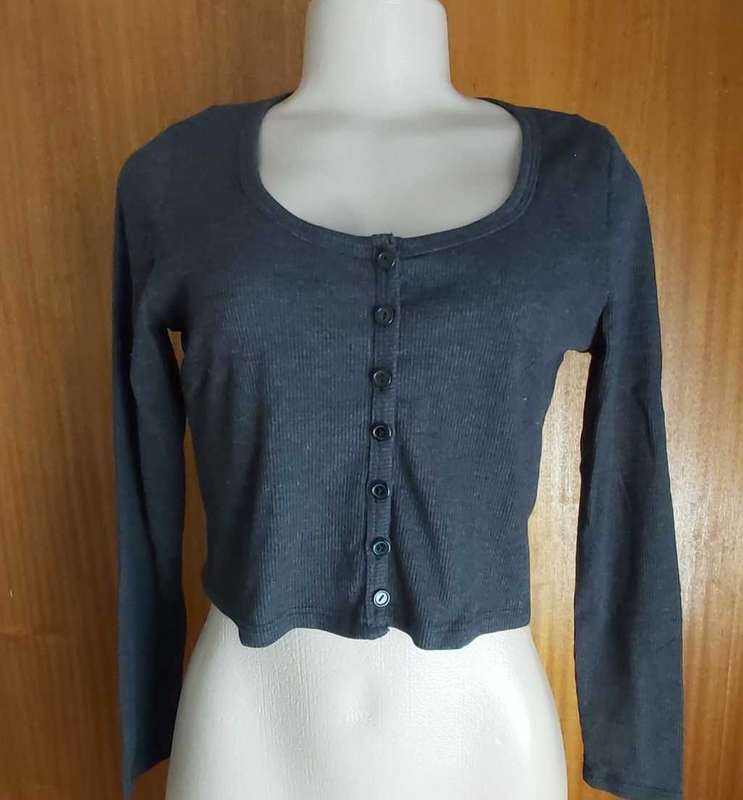 Glamorous Button Down Rib Tee