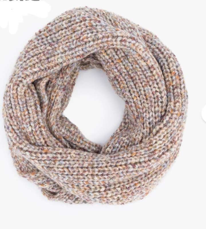 Pink Multi Colour Chunky Knit Snood