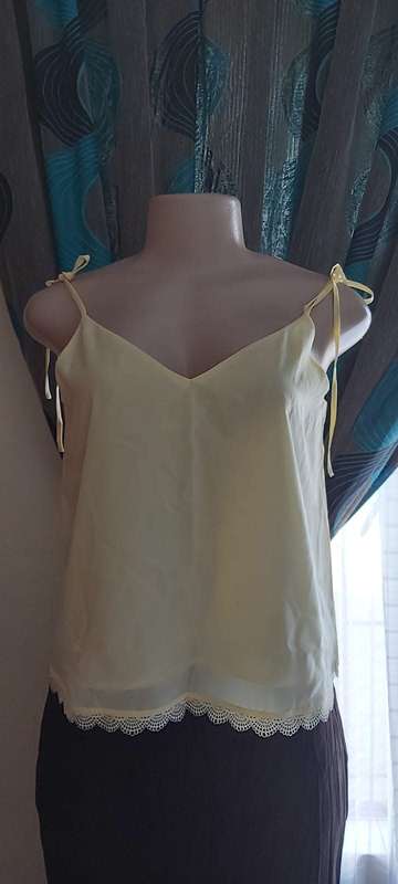 Yellow V-Neck Cami Top