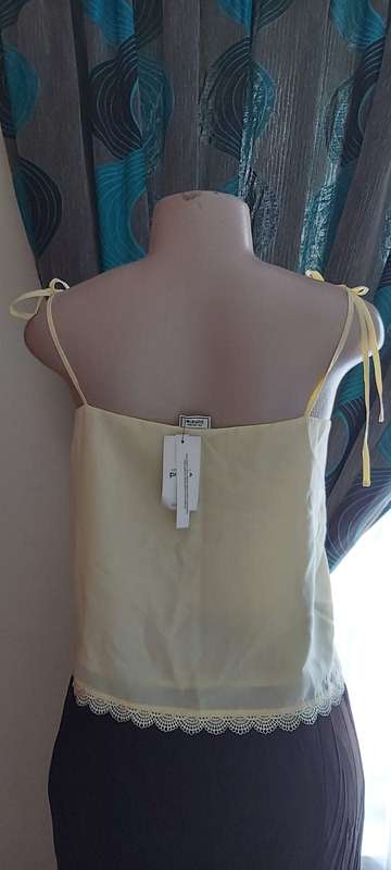 Yellow V-Neck Cami Top