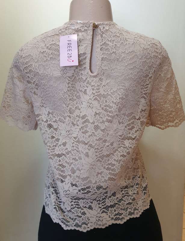 Free 2BU Lace Pink Top