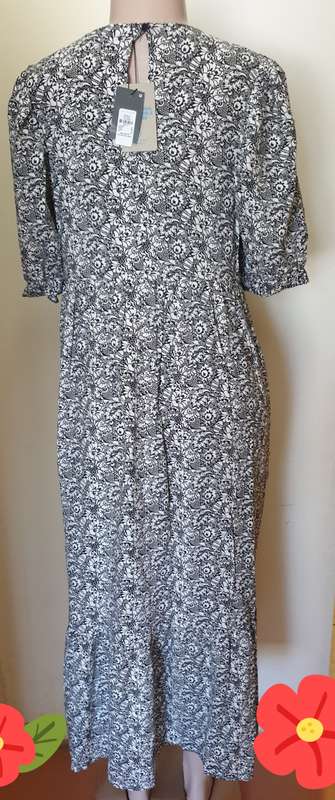 Primark Black and white Pattern Dress