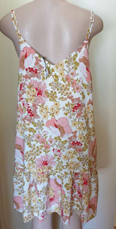 Strap Summer Flower Sun Dress