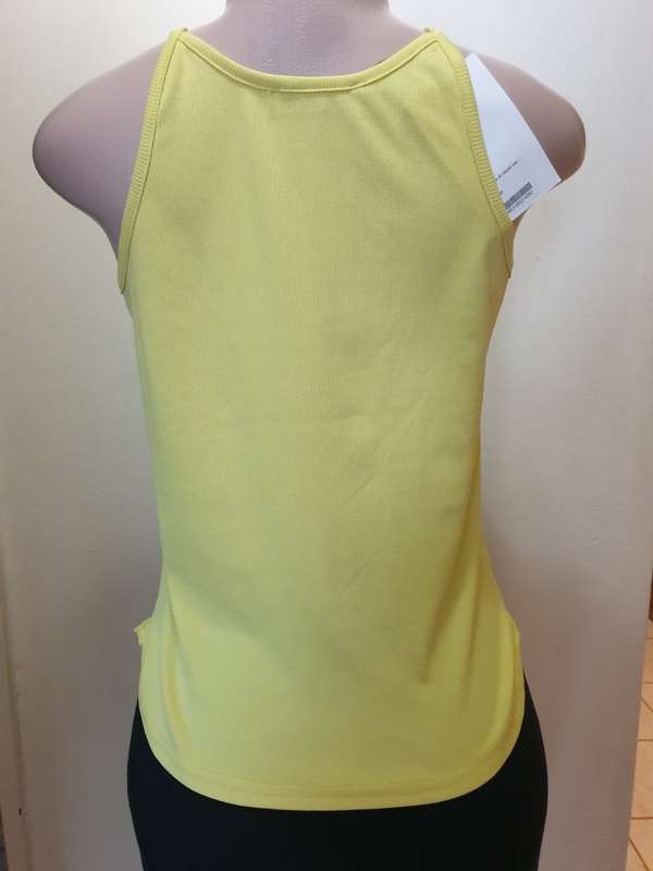 Light Weight Rib Relaxed Vest - Yellow
