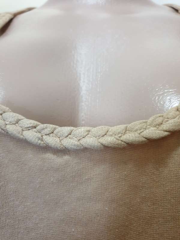 Stone Plait Inset Vest