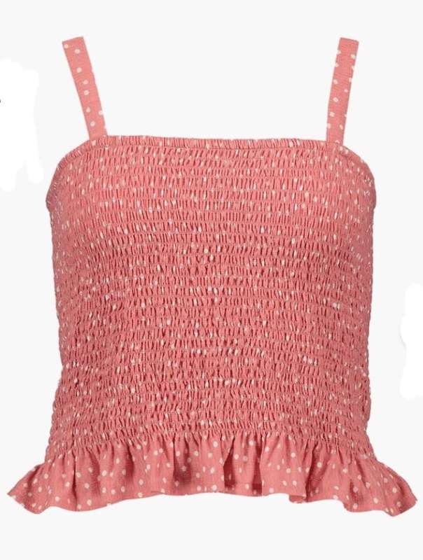 Smocked Frill Camisole