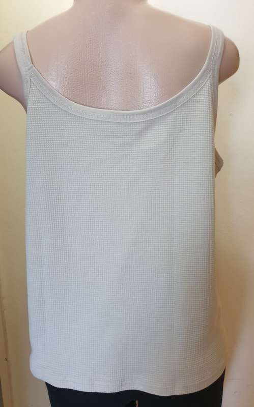 Sage Waffle Knit Sleep Vest