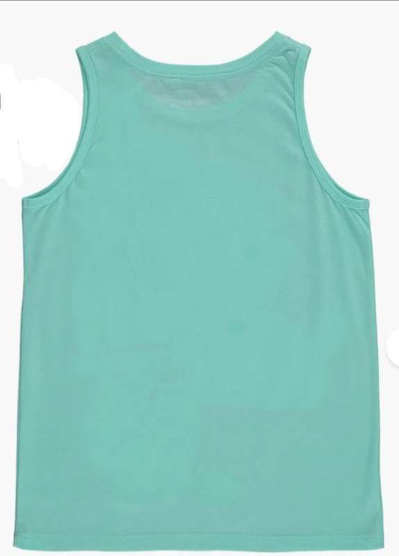 Boy`s Aqua Printed Cotton T-shirt