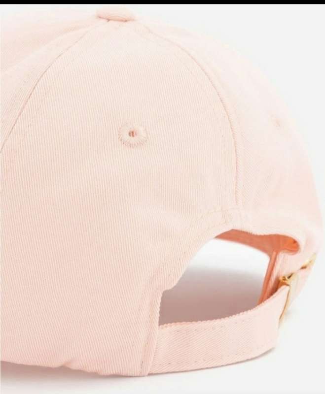 Light Pink Chunky Chain Trim Peak Cap