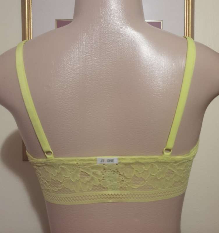 Lime Lace Padded Non-Wired Bralette