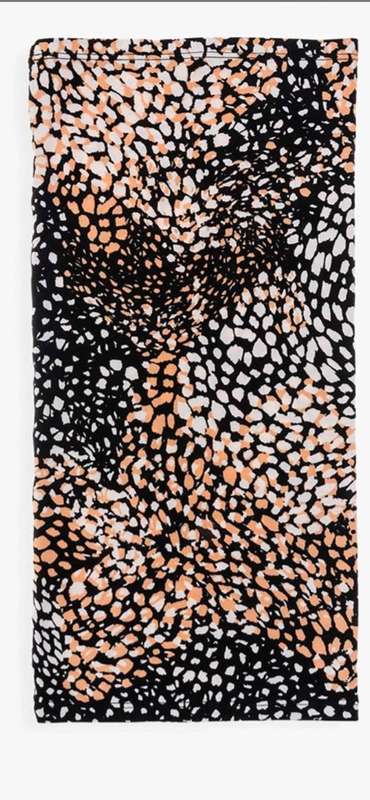 Black Print Multi Purpose Face Cover