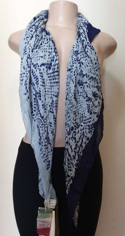 Jack and Jones Blue Square Scarf