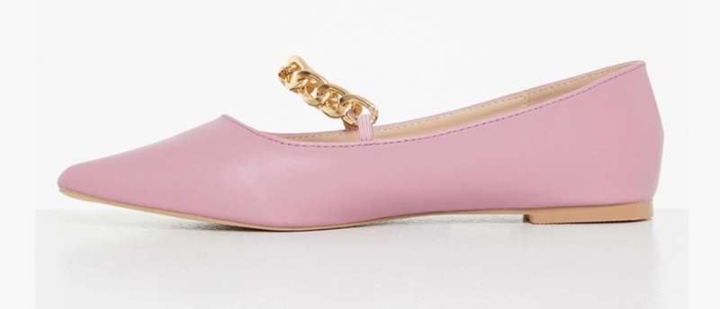Asia Chain Detail Ballerina - Lilac