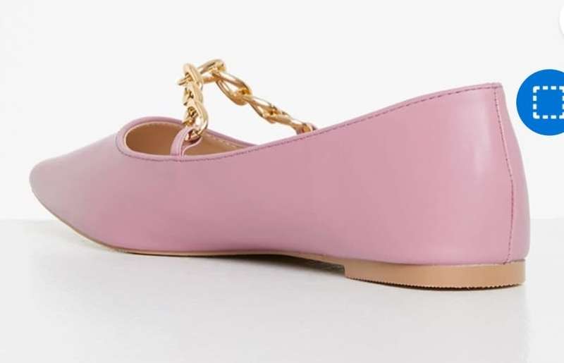 Asia Chain Detail Ballerina - Lilac