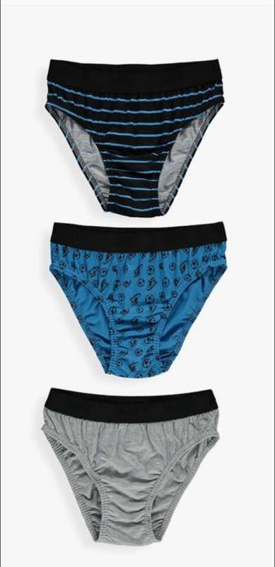3 Pack Boys Cotton Rich Briefs