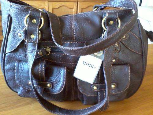 BROWN HANDBAG