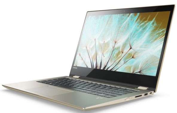 Brand New Demo Lenovo Yoga 520  - Intel Core i3 - 7th Generation 2-1 Notebook (Gold Metallic)