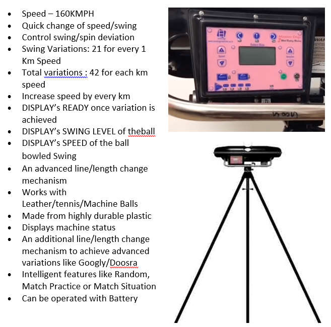 Cricket Bowling Machine - Master Digi Pro