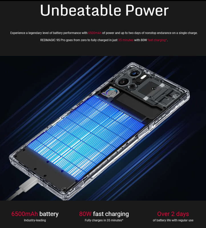 Nubia Red Magic 9s Pro (16GB Ram/512GB Storage)