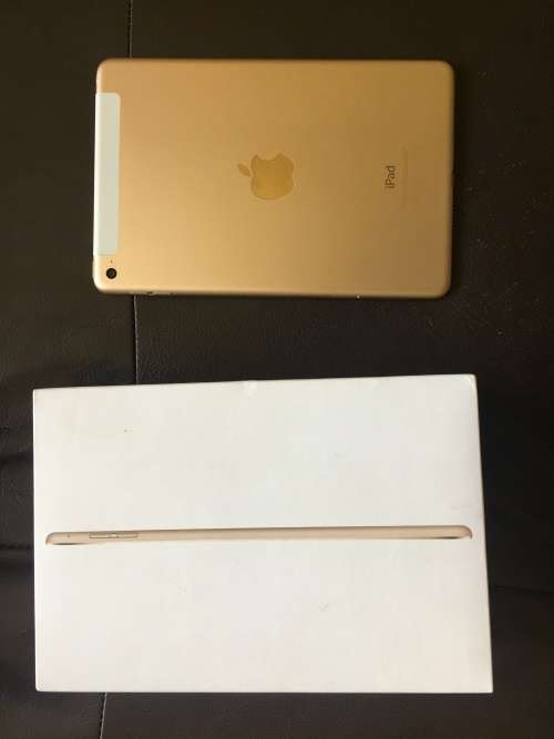 Ipad Mini 4 (Latest model) Gold Cellular