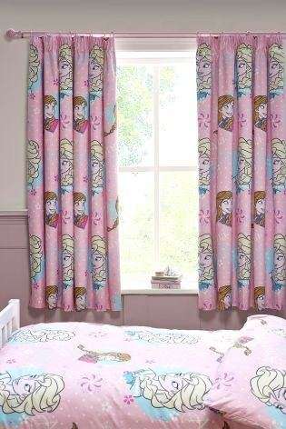 Frozen Curtail Set , 2 x 218cm x 230cm