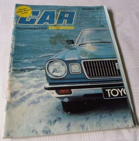 CAR DEC 1977 ( TOYOTA CRESSIDA , BMW 518 , ALFETTA , PEUGEOT 504 , MAZDA 323 , RENAULT 5 )