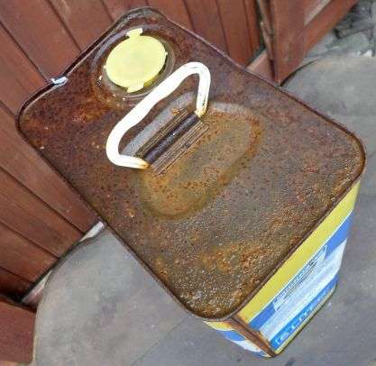 DUCKHAMS OIL CAN / 5 L OIL CONTAINER / OIL TIN