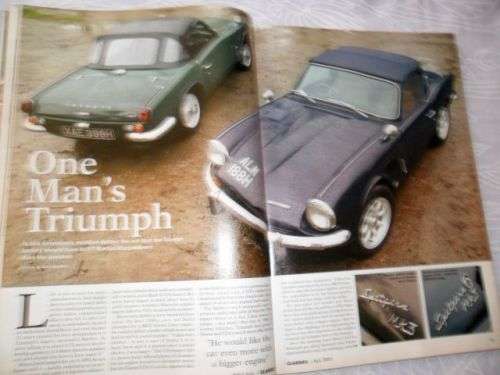 CLASSICS JULY 2003 ( FORD CAPRI , MORRIS MINOR , DATSUN 280ZX , TRIUMPH SPITFIRE , LOTUS EUROPA