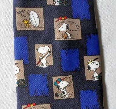 SNOOPY & WOODSTOCK SPORTS - PEANUTS - TIE