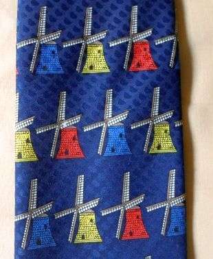 ATTRACTIVE ' WINDMILLS ' - TIE