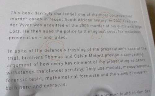 BLOODY LIES - CITIZENS REOPEN THE INGE LOTZ MURDER CASE - THOMAS MOLLETT & CALVIN MOLLETT