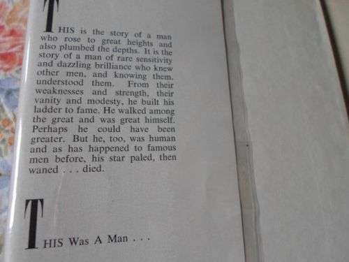 THIS WAS A MAN - BENJAMIN BENNETT