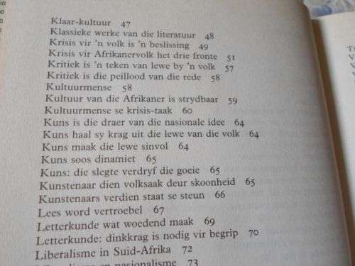 GEDAGTES VIR ONS TYD - UIT DIE PROSA VAN N.P. VAN WYK LOUW