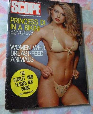 SCOPE MAGAZINE 17 JUNE 1983 ( PRINCESS DI , LINDA LUSARDI , BLACK MAMBA - STEVE KRZYSTYNAK )
