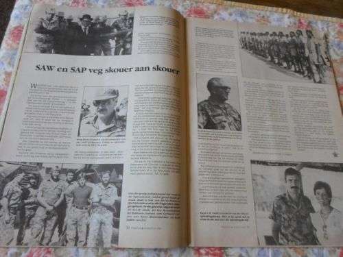 PARATUS MAGAZINE AUG 1982 ( SAP - GRENS , 701 BN , REG VRYSTAAT , HONORIS CRUX RECIPIENTS )