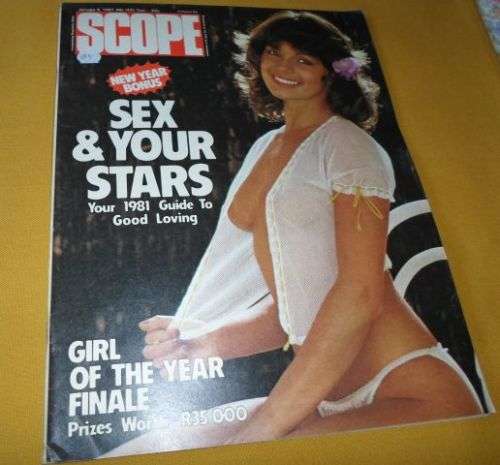 SCOPE MAGAZINE 9 JAN 1981 ( SCOPE GIRL OF THE YEAR FINALE