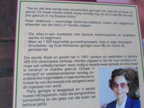 KOOK EN GENIET - S.J.A. DE VILLIERS ( HERSIEN UITGAWE )