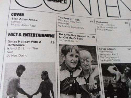 SCOPE MAGAZINE 19 DECEMBER 1980 ( SCOPE GIRL OF THE YEAR LEANNE SUMMERBEE CAPE TOWN )