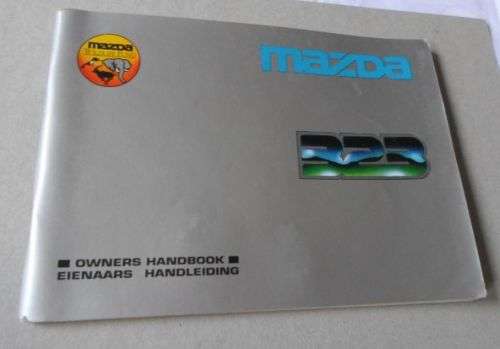 MAZDA 323 OWNER'S MANUAL / EIENAARS HANDLEIDING - FEB 1995