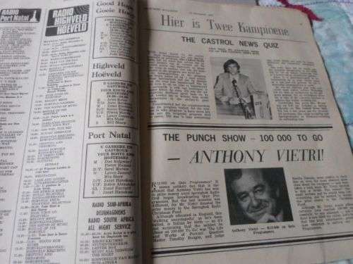 SAUK / SABC BULLETIN 13 NOVEMBER 1972