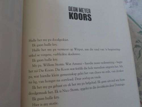 KOORS - DEON MEYER